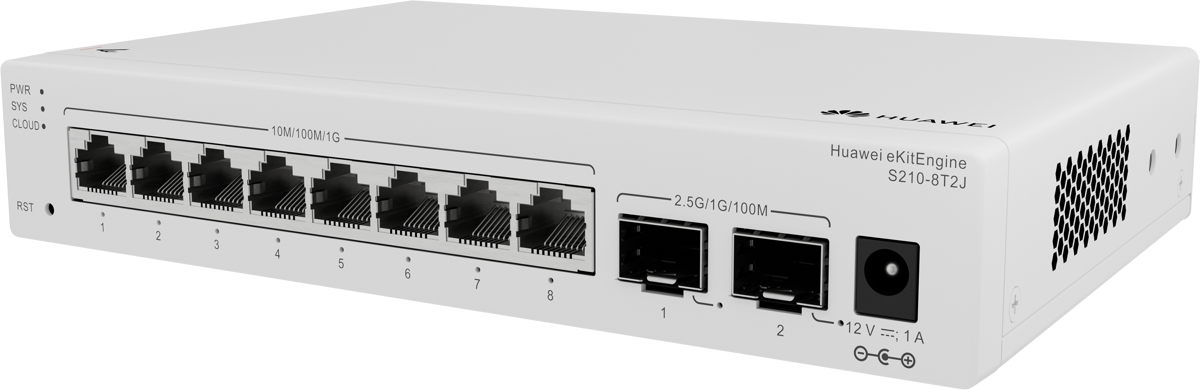 8-Port GE Switch Huawei eKitEngine S210-8T2J